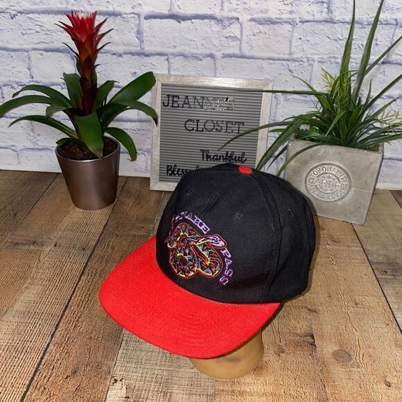 Rare Vintage 80s 90s Marlboro Cigarettes Snake Big Logo Racing Hat Cap Grunge - Picture 6 of 9